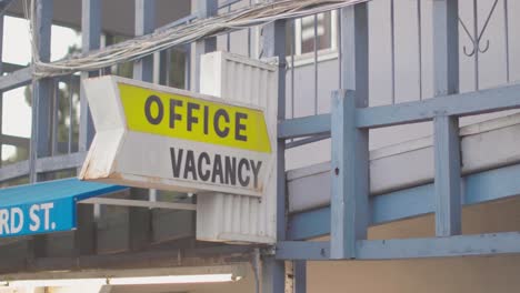 old motel office and vacancy sign