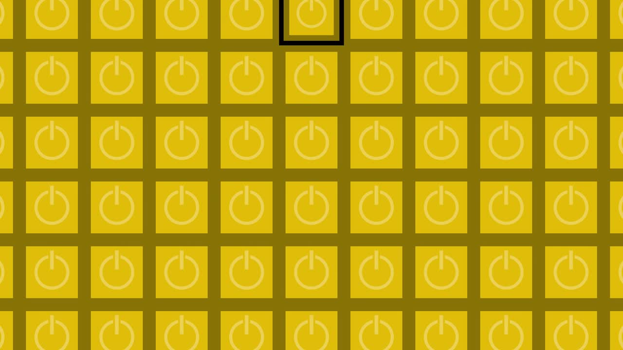 Power Button Grid Pattern