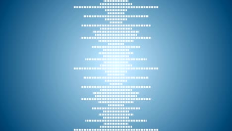 Music wave lines. Sound wave from equalizer. Digital pulse wave concept. Futuristic loop on light blue background. White wave animation.
