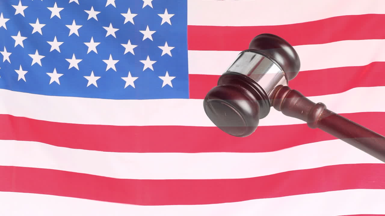 Video bandiera americana