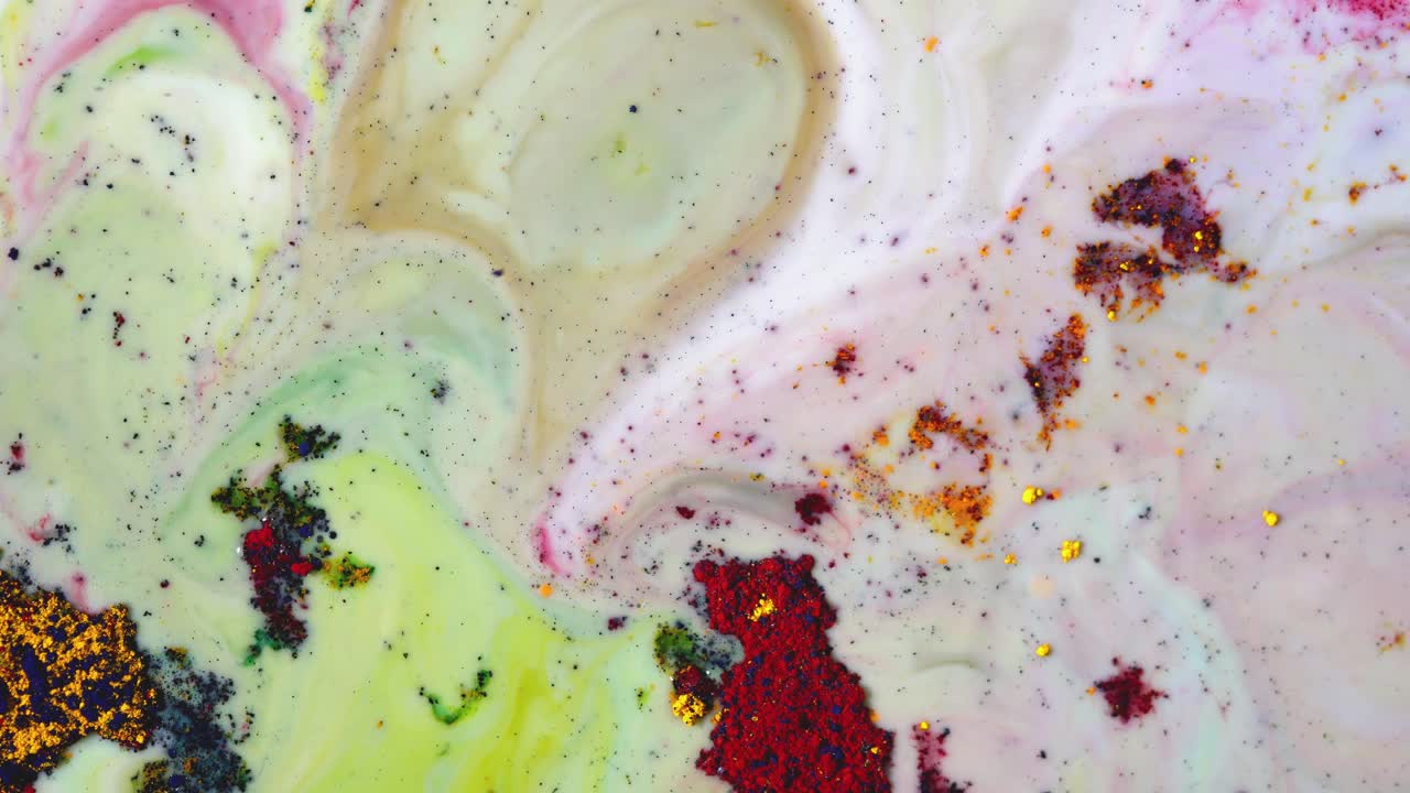 arte fluido abstracto con brillo