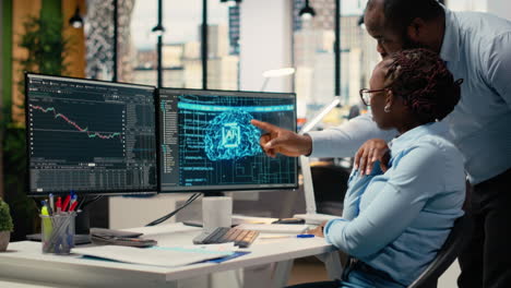 prop firm staff members use artificial intelligence tech for trading operations