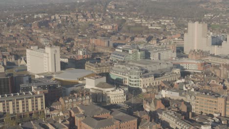 aerial shot of the cornerhouse burton st, nottingham united kingdom