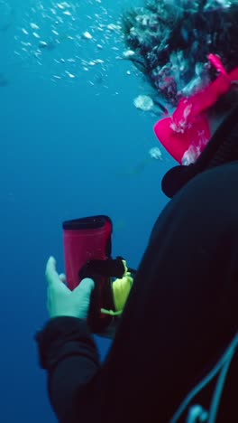 buceo bajo el agua