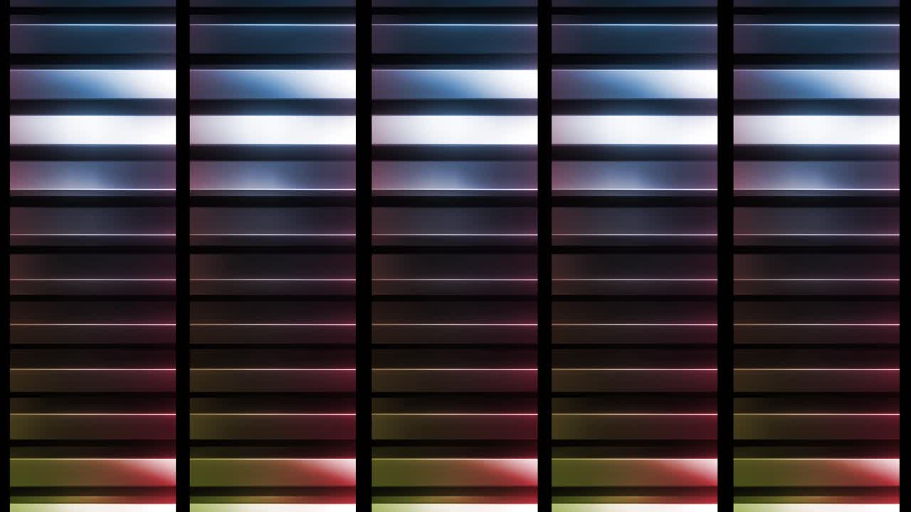 Abstract Colorful Geometric Light Pattern