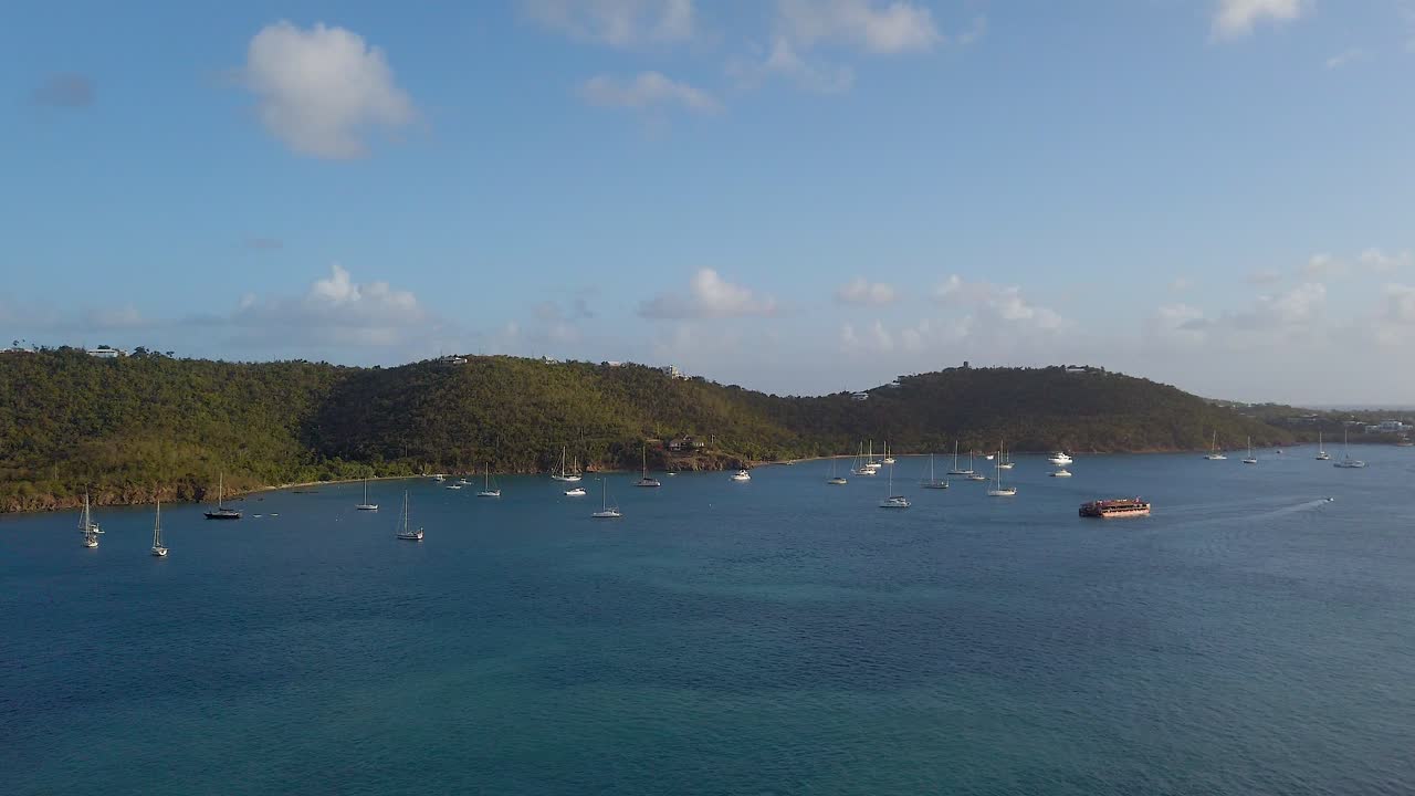 세인트키츠 항구 조감도