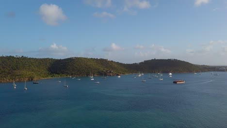 Aerial-view-of-port-at-St-Kitts