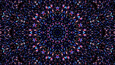 Bright abstract light governing full color, kaleidoscope