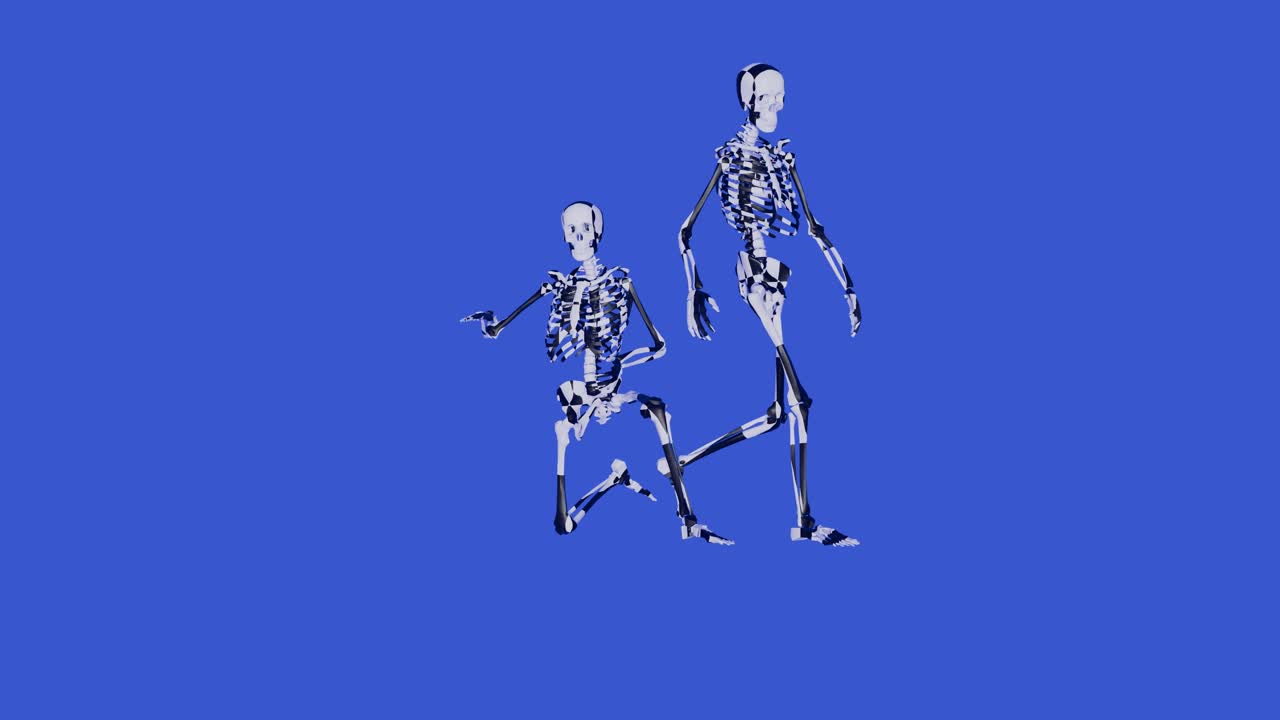 Drinking skeleton moment pose