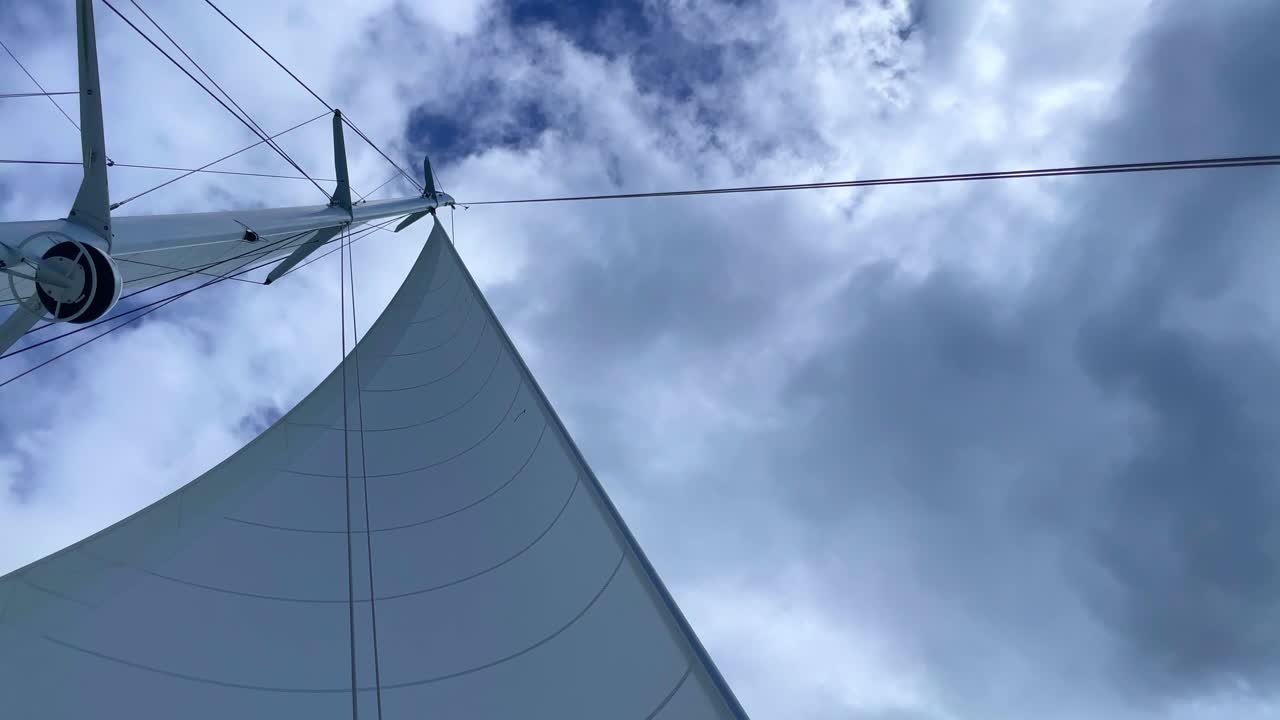 Wind in the sail, clouds in the sky - Barbados Jan 2025