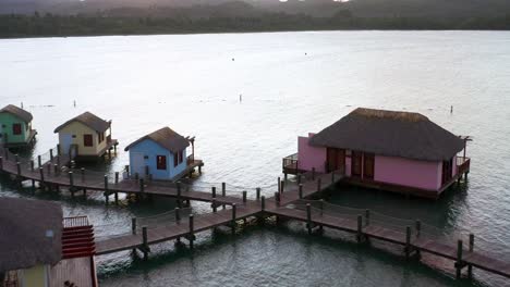 aerial view of holiday resort in amber cove