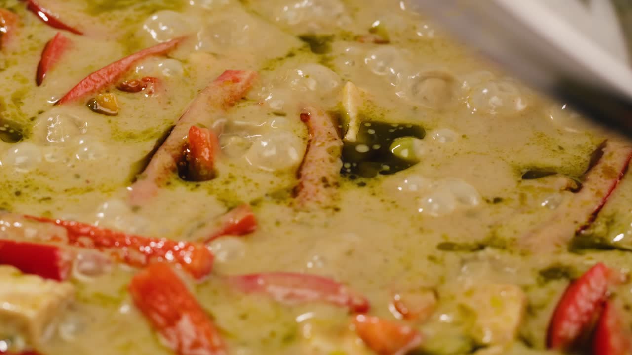 Thai Green Curry Cooking