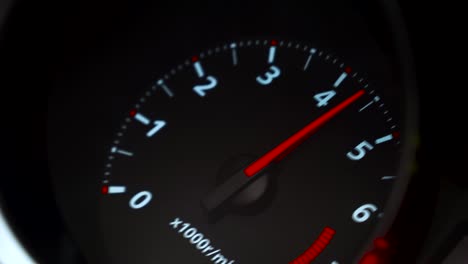 car dashboard tachometer