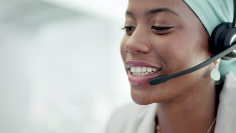 black woman, call center and consulting