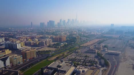 vista aérea del paisaje urbano de dubái