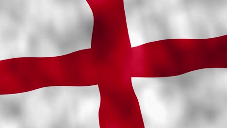english flag waving in the wind