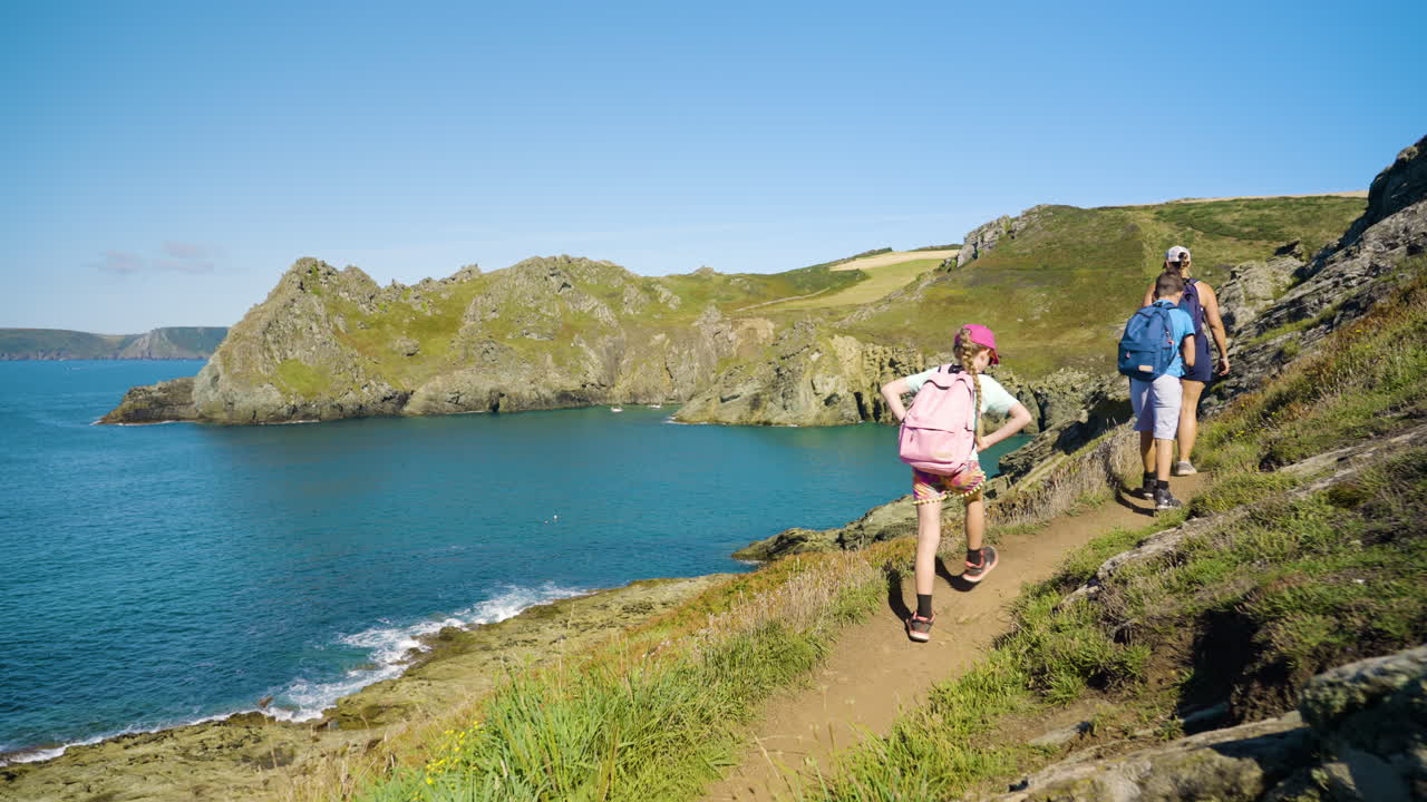 Family Hiking Adventure on the Coastal Trail