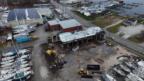 Blue-hues-over-various-piles-of-rubble