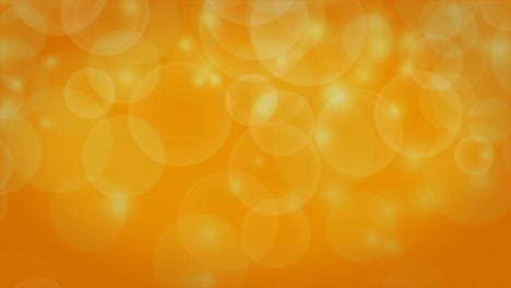 orange bubbles background