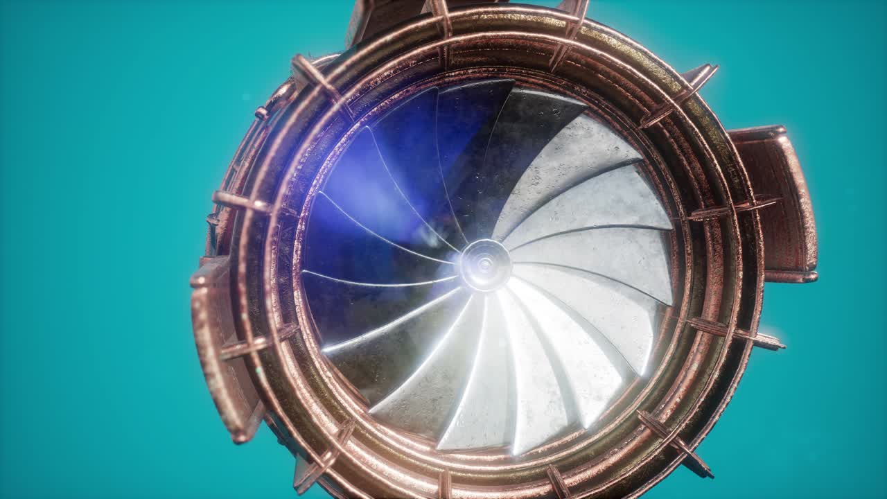 제트 엔진 터빈 부품