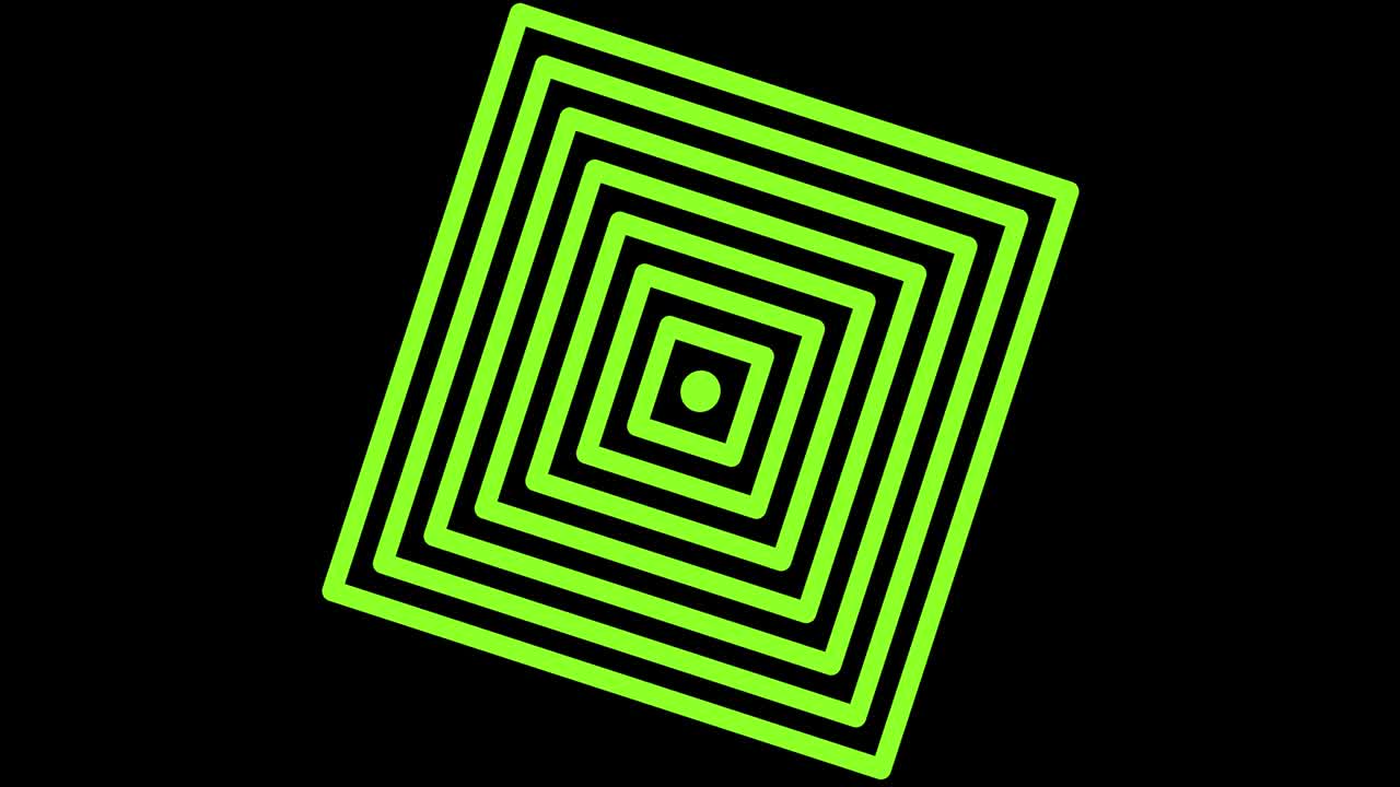 modelo de video 4k con efecto estroboscópico e hipnótico, en formato de video 16: 9.