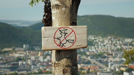 A Tablet With A Picture Of A Crossed Witch On A Broomstick A Sign Forbidding Witches To Fly In The B