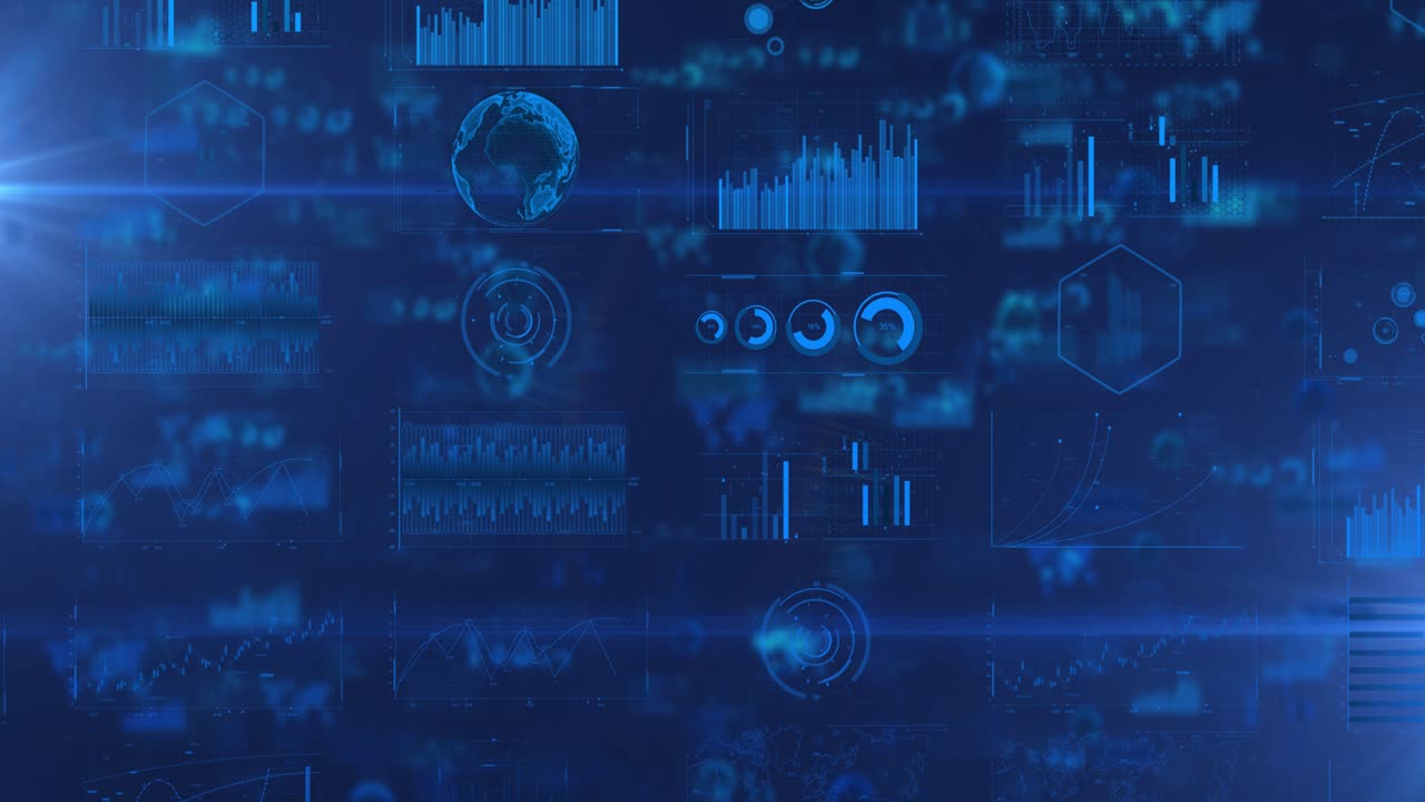 Abstract digital data and graphs, network science tech data analysis, cyber space communication modern innovation background,vector art and illustration