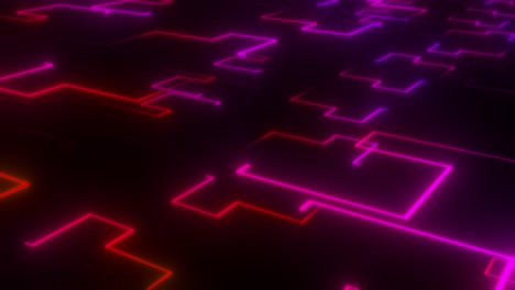 neon geometric pattern