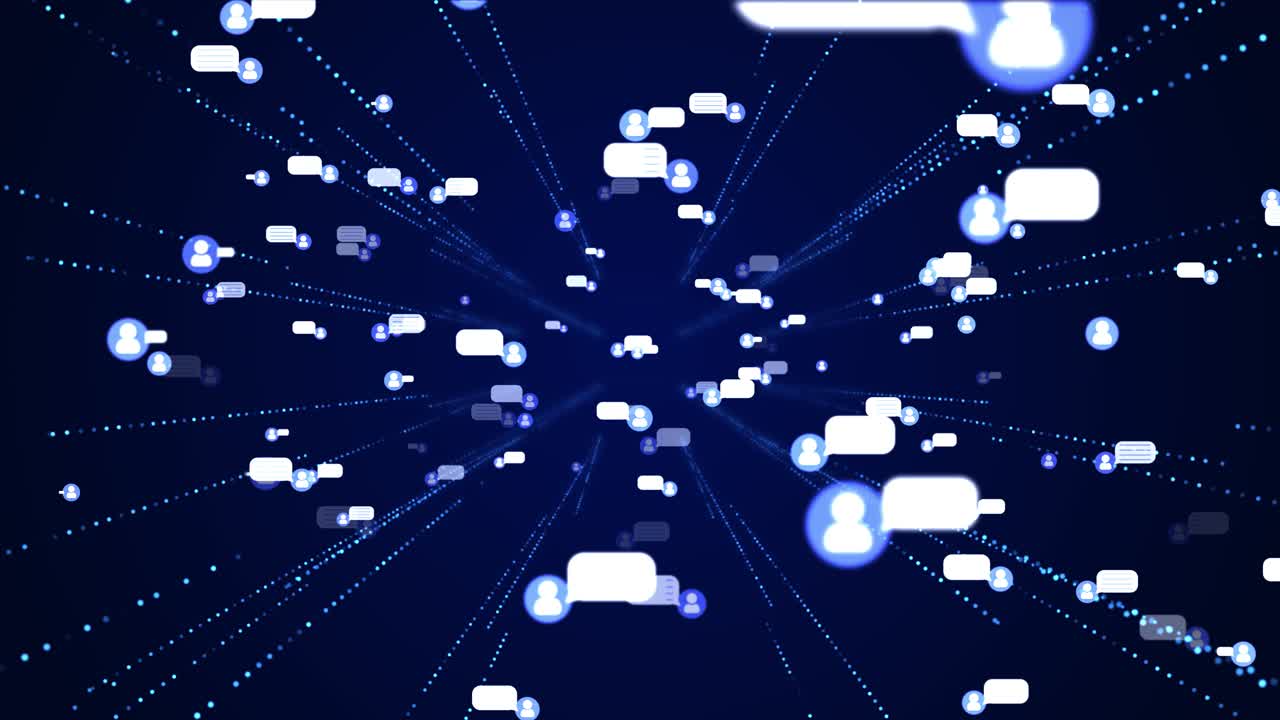 Social Network Communication Visualization