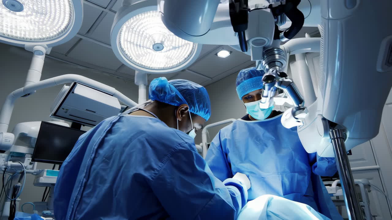 Robot-Assisted Surgery in an Operating Room