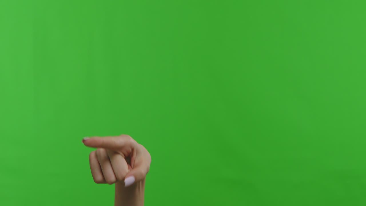 Hand Gestures on Green Screen