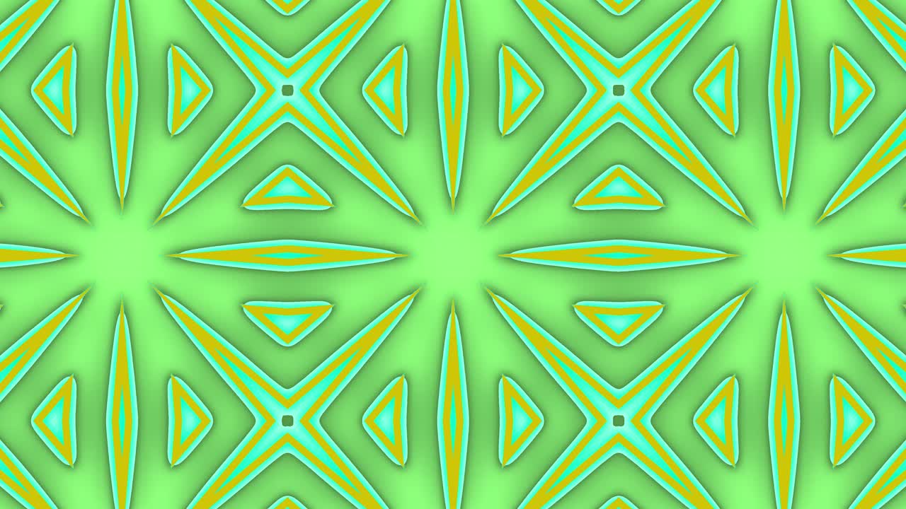 Geometric pattern psychedelic animation