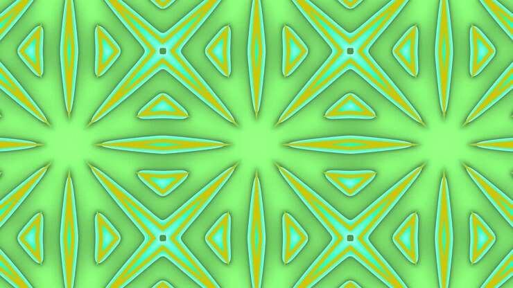 Geometric pattern psychedelic animation