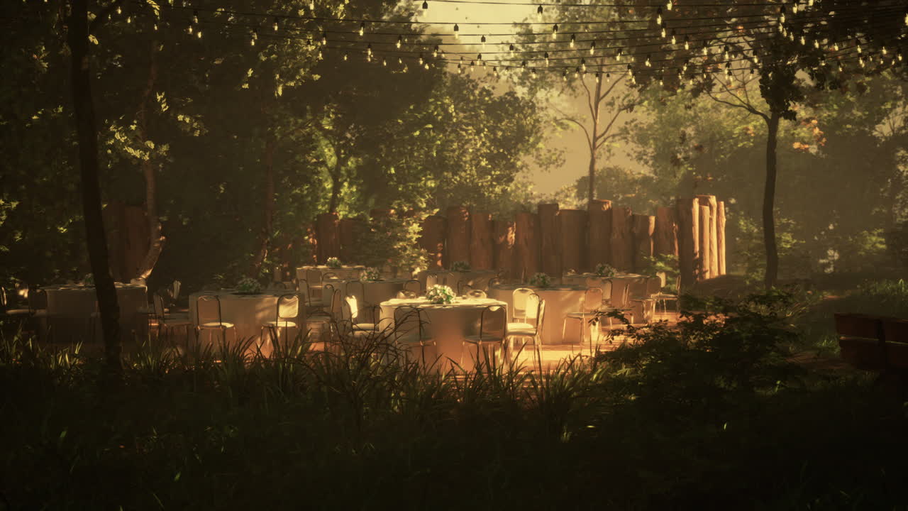 마법의 숲 결혼식 리셉션