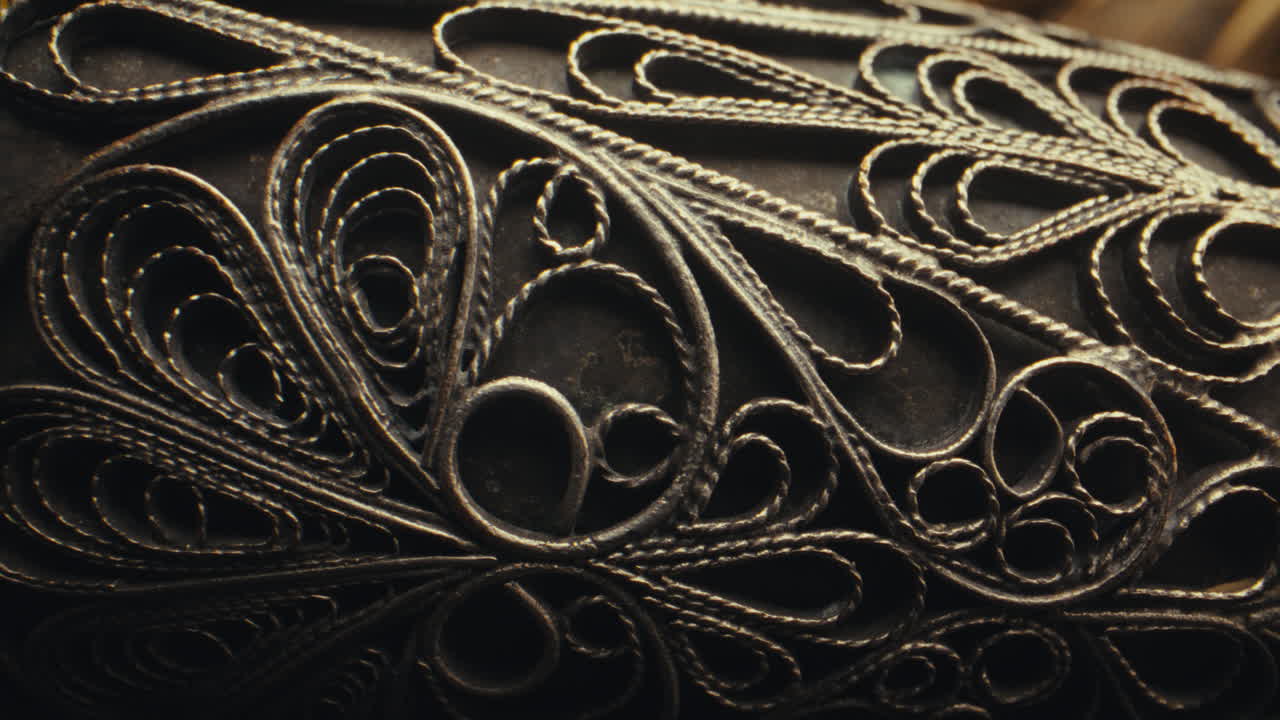 Ornamental Metalwork Detail