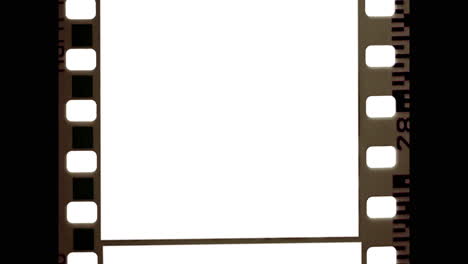 real 35mm 4x3 film frame overlay - clean