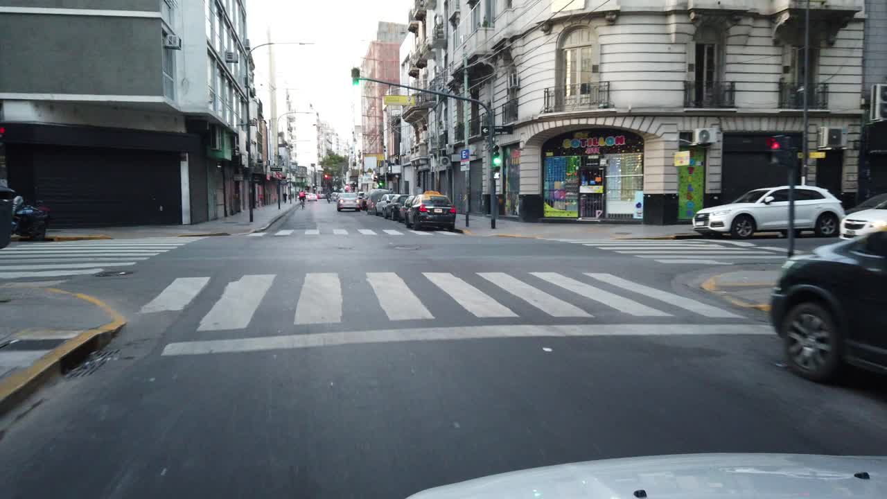 City Sunset Drive: Once streets from a Window Seat in Buenos Aires