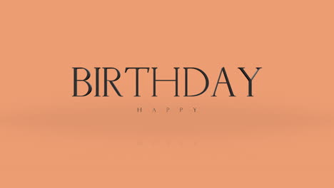 Texto-De-Feliz-Cumpleaños-De-Estilo-Elegante-En-Degradado-Naranja