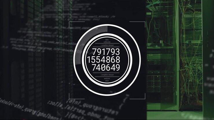 Animation of digital data processing over computer servers