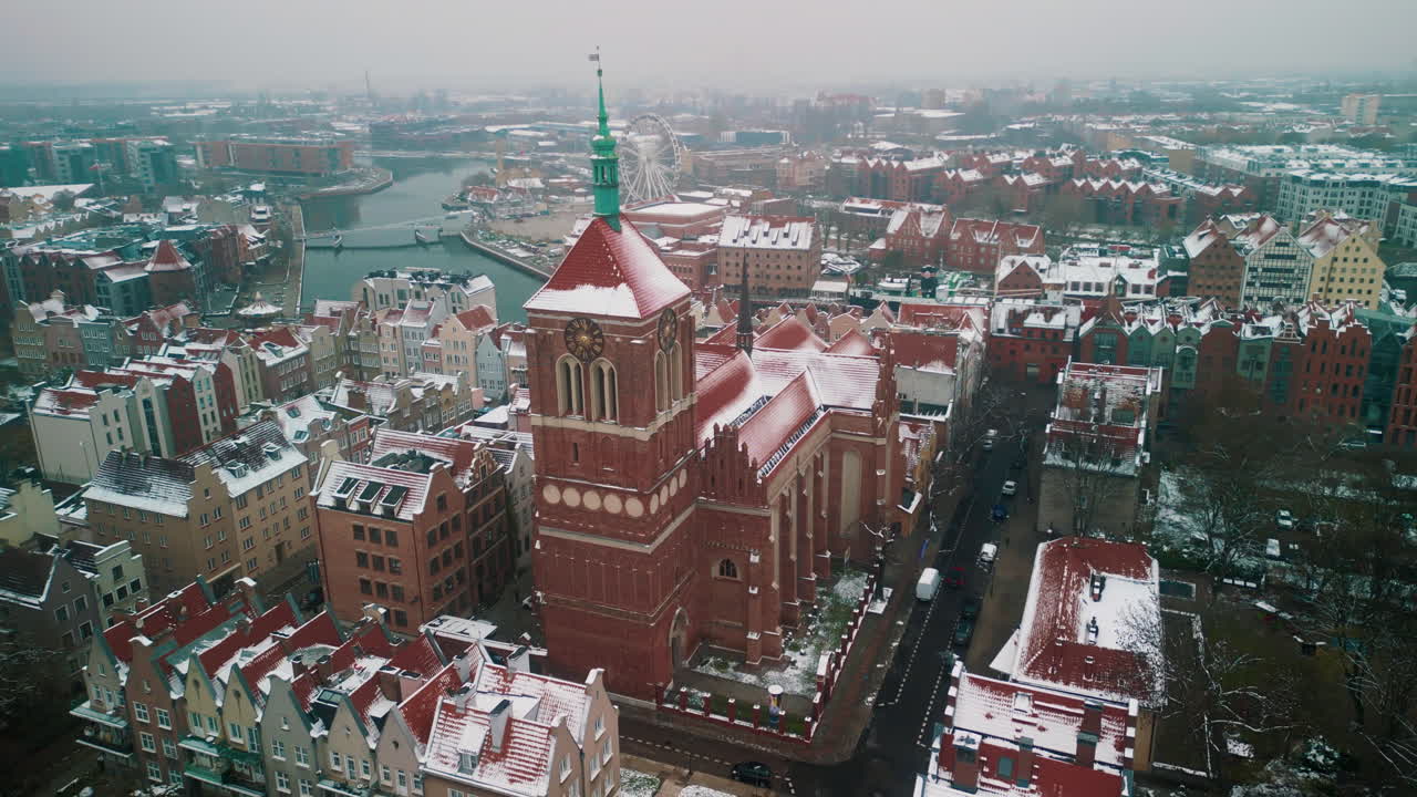 Gdańsk, Poland in Winter