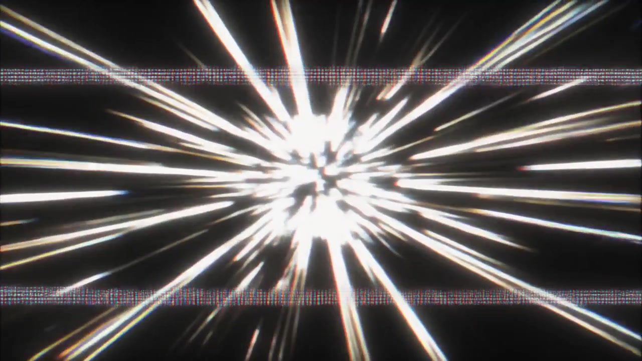 Effetto astratto di velocità curvatura con interferenza glitch digitale