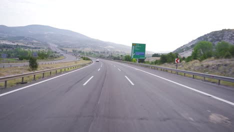 la autopista interurbana.