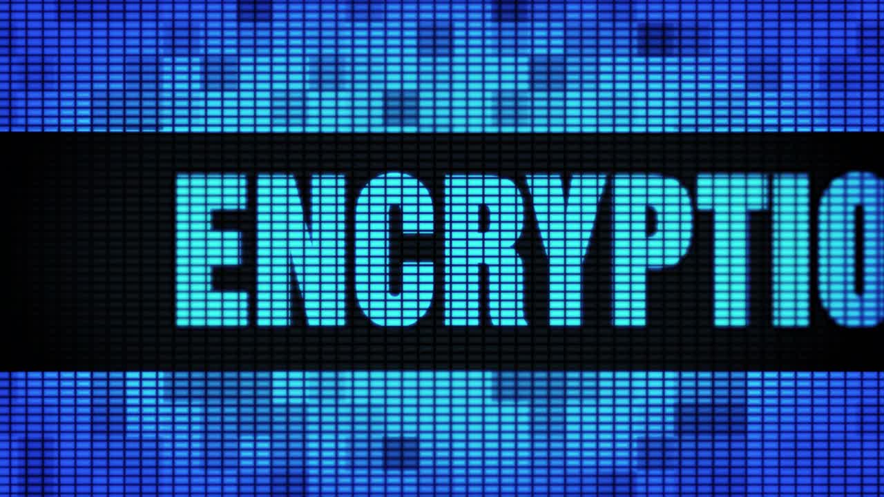 Encryption Displayed on LED Screen