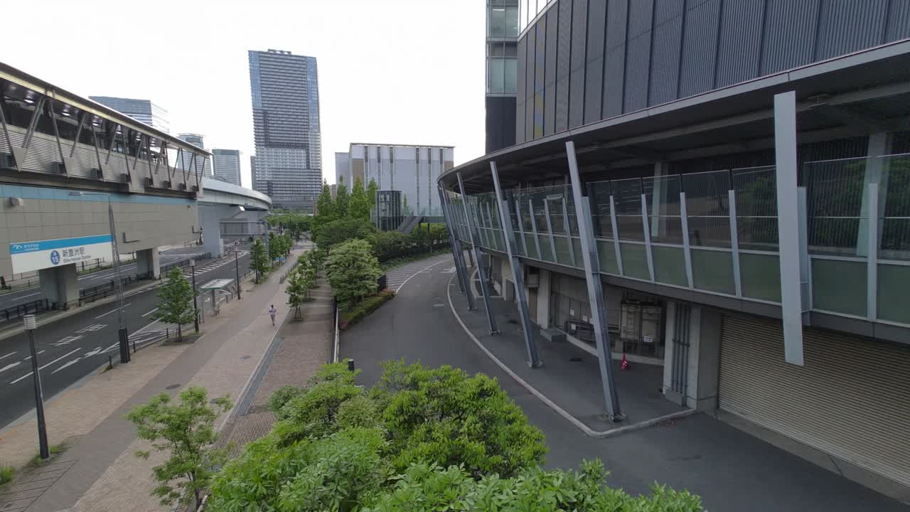 la cubierta peatonal de tokyo toyosu 2022