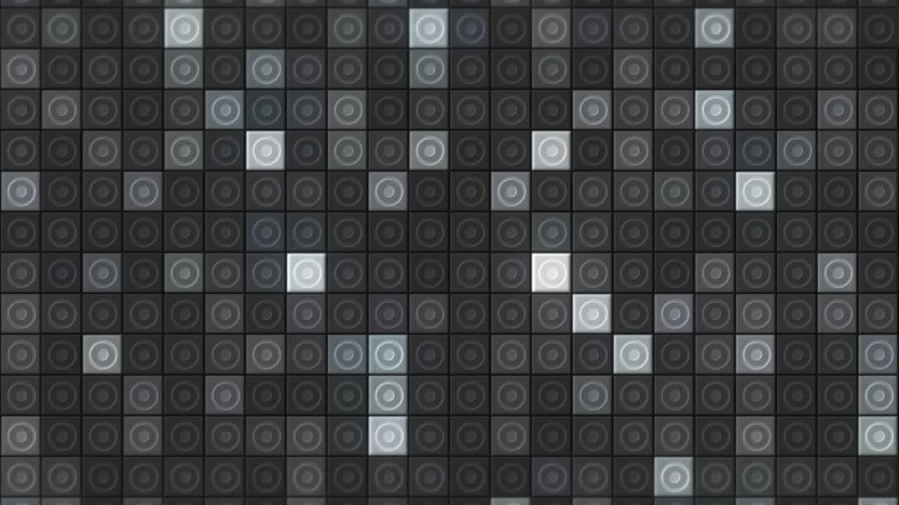 사각형과 원을 가진 추상적인 기하학적 패턴