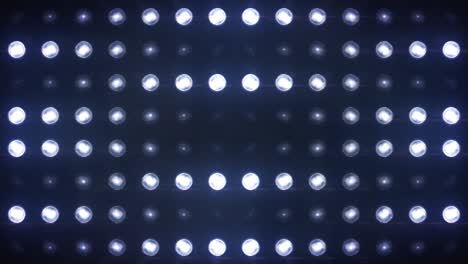 los reflectores parpadean con animaciones en bucle azul
