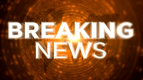 3d breaking news background loop-able 4k