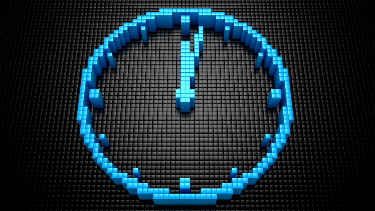 las cajas formaban un reloj