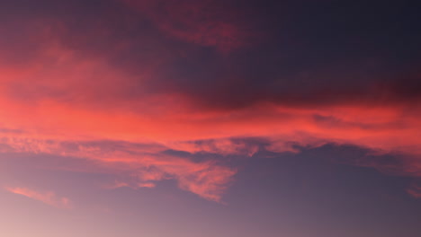 time lapse of clouds at sunset in france
