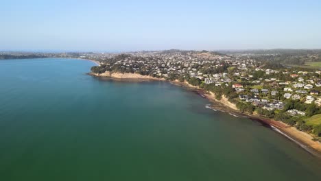 Auckland-Anwesen-Am-Wasser,-Vom-Himmel-Aus-Gesehen